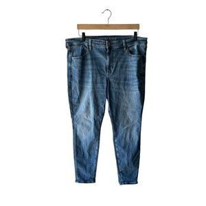 American Eagle Size 18 Stretch Medium Wash Jeggings Skinny Jeans